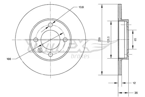 TOMEX Brakes TX 70-38...